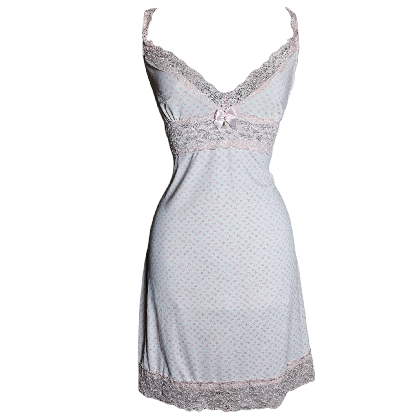 Robe nuisette à coeurs
