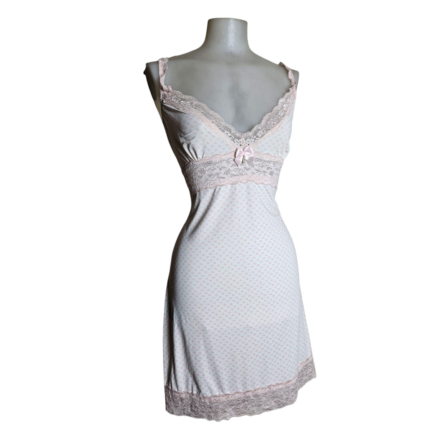 Robe nuisette à coeurs