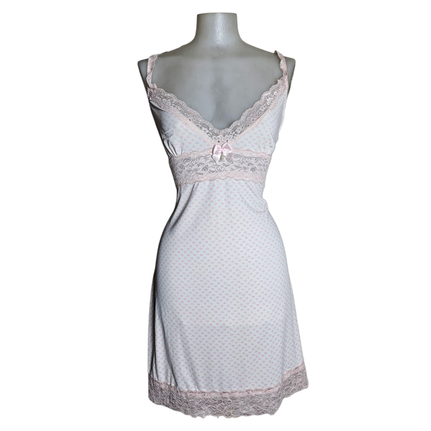 Robe nuisette à coeurs