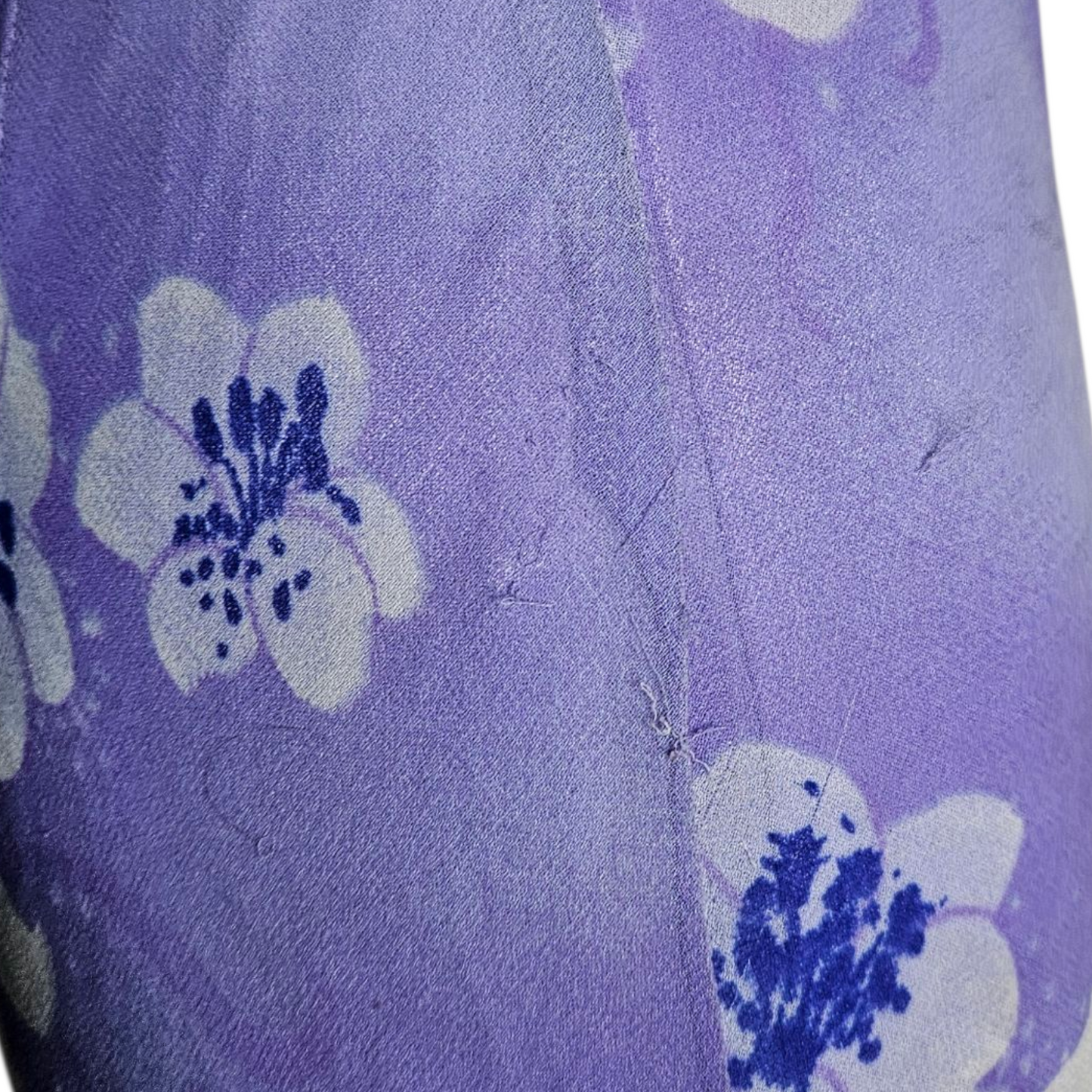 Lilac floral ruffle dress