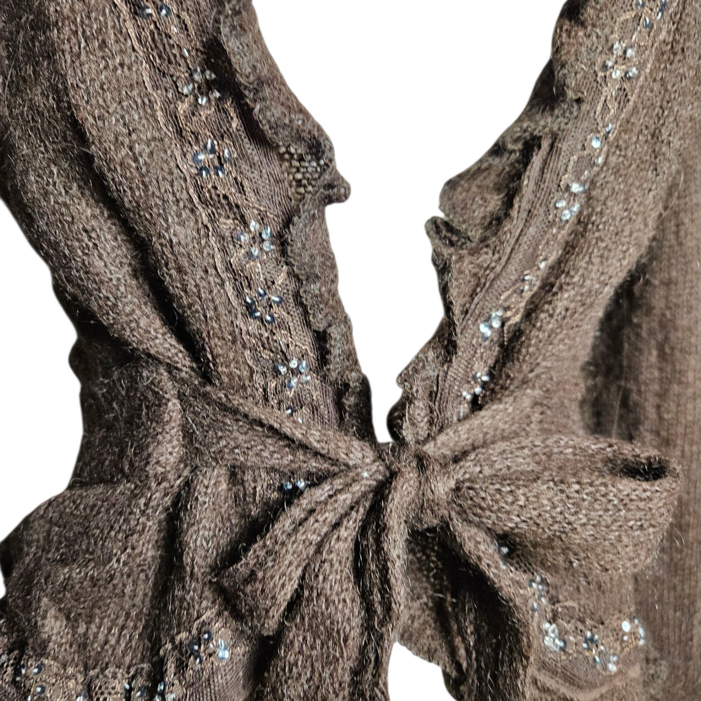 Wool cardigan with embroidered details