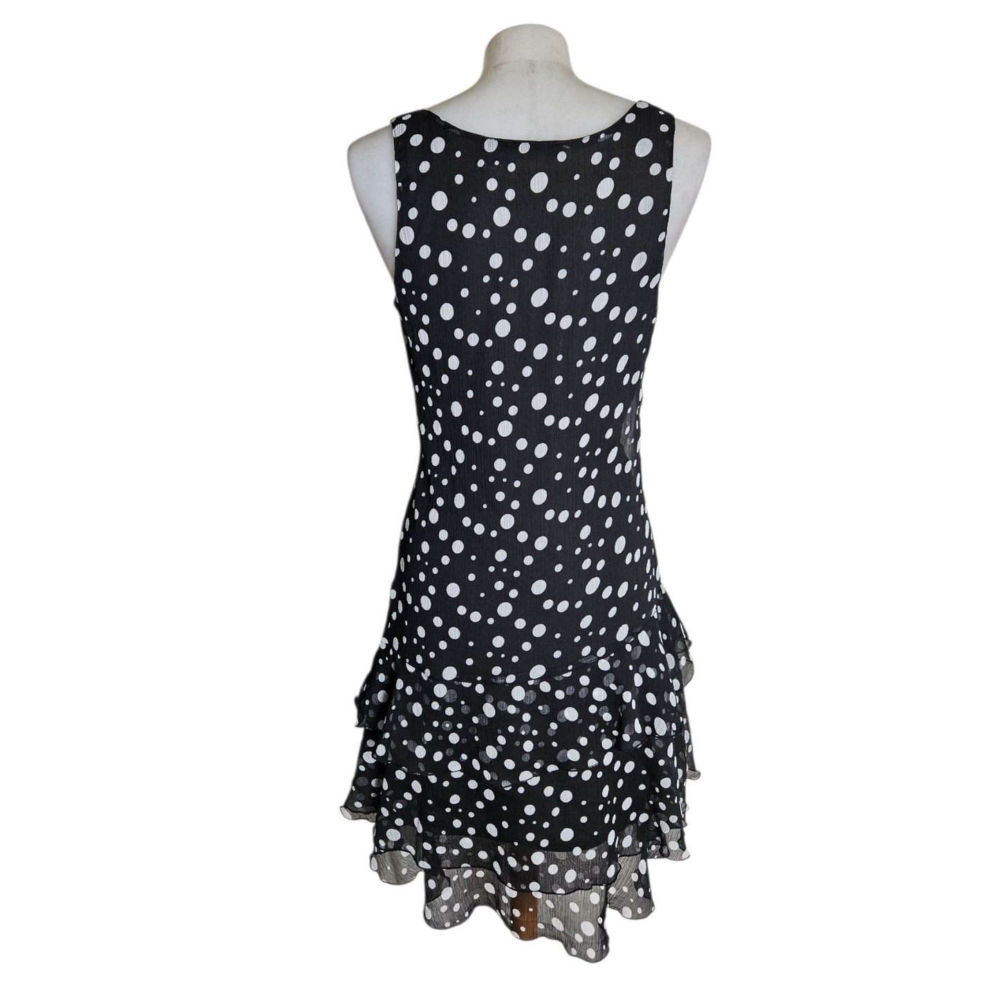 Polka dot voile dress