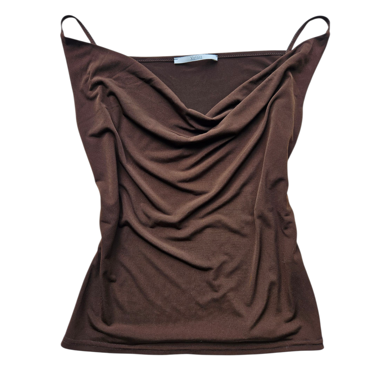 Haut col bénitier marron