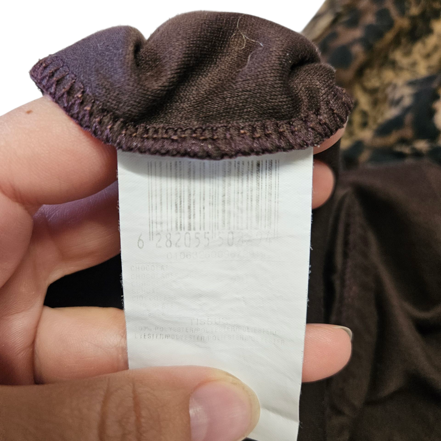 Jupe asymétrique détails voile léopard