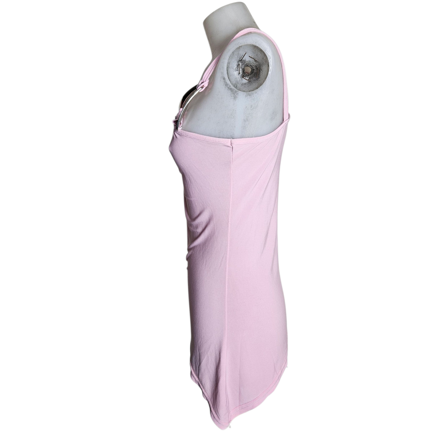 Haut rose asymétrique à boucle