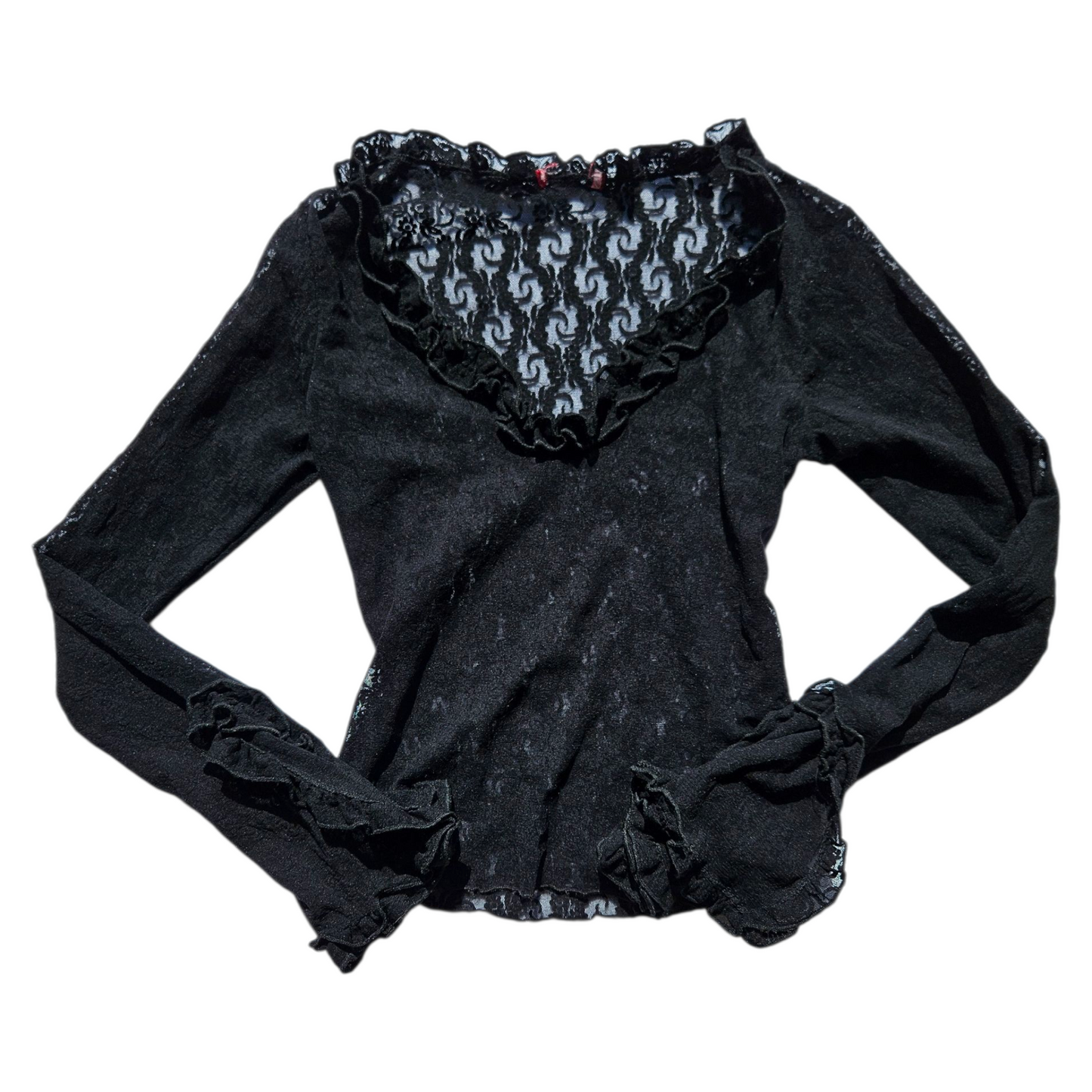 Black lace top