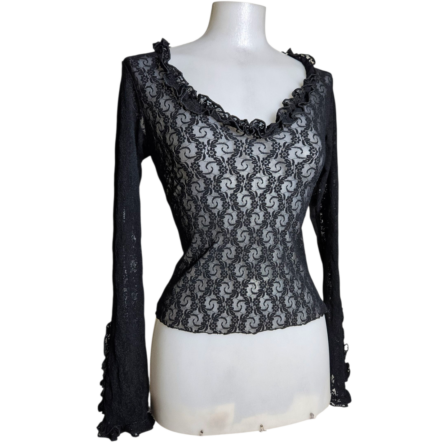 Black lace top