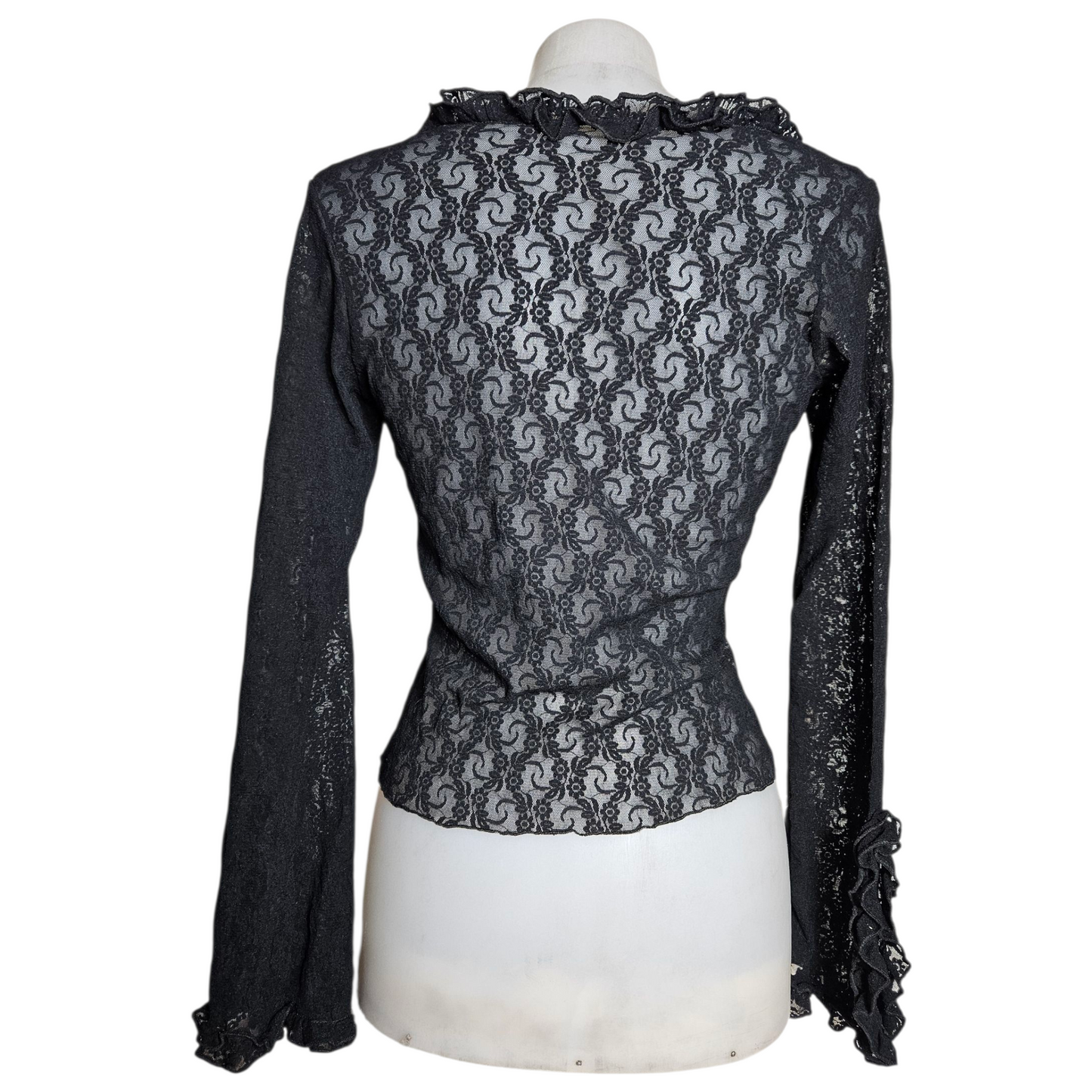 Black lace top