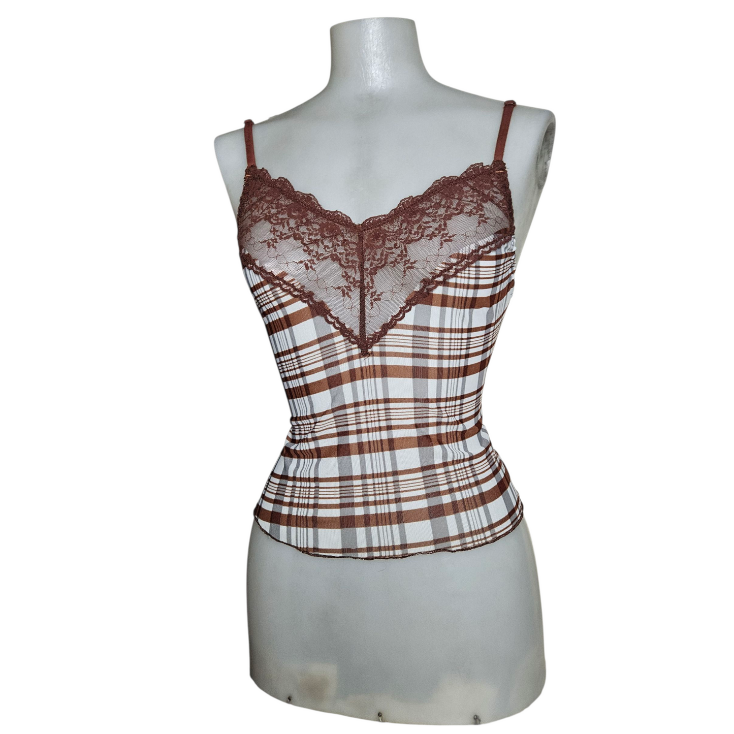 Ensemble de nuit en voile tartan
