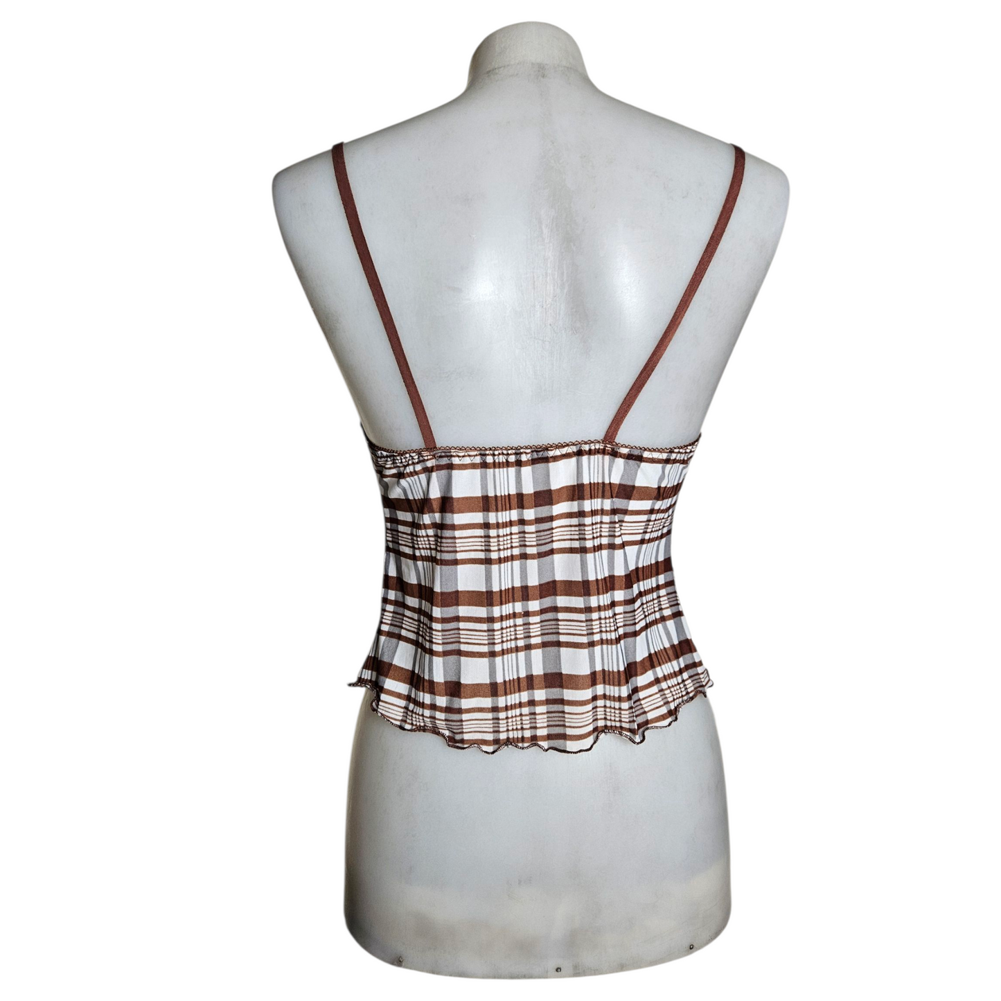 Ensemble de nuit en voile tartan
