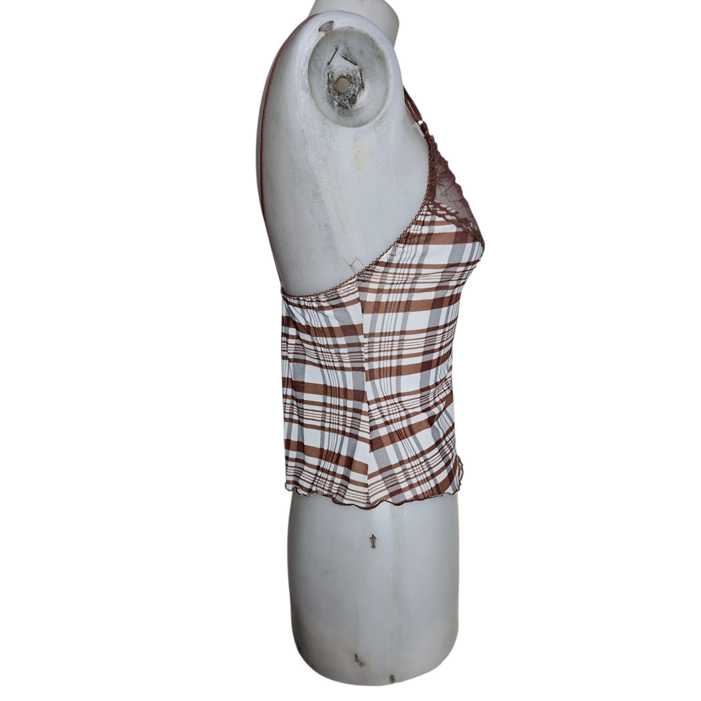 Ensemble de nuit en voile tartan