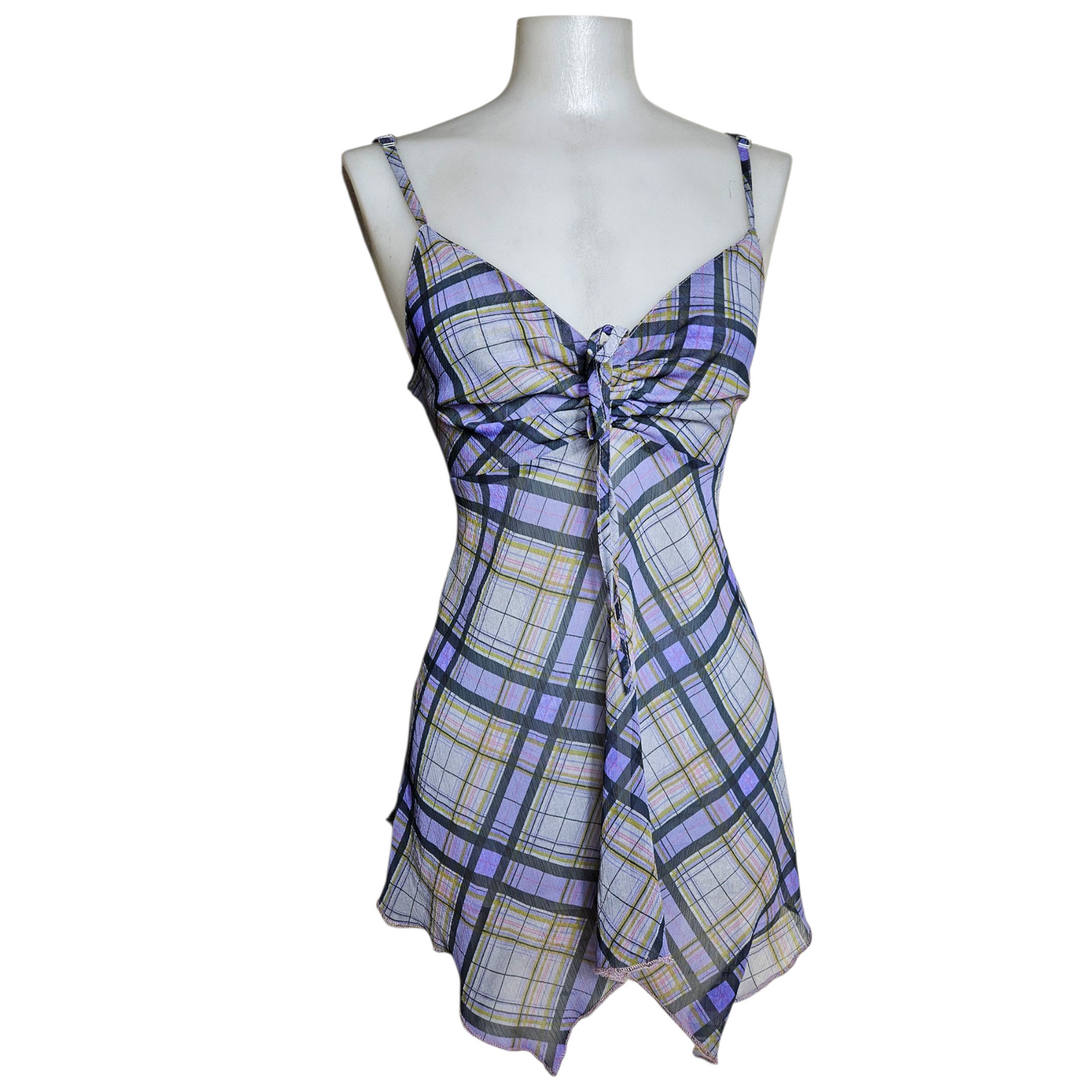 Tartan voile top