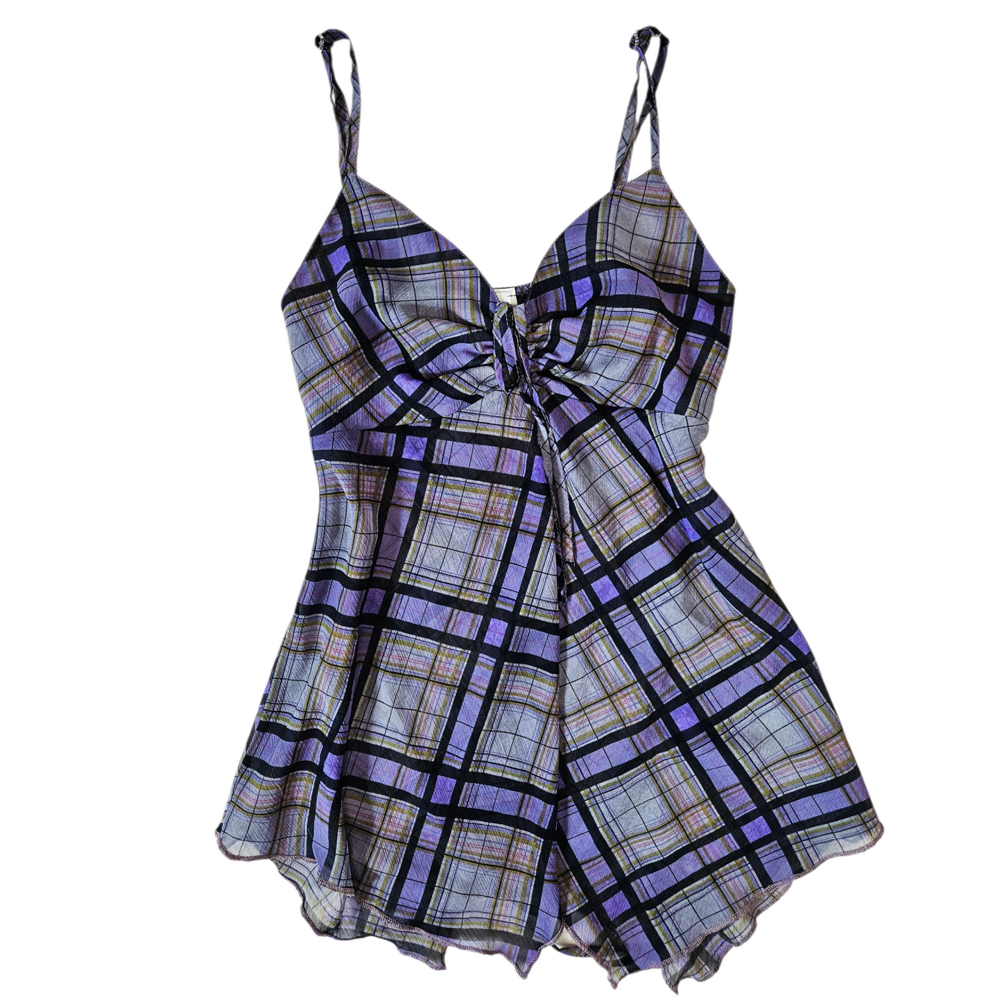 Tartan voile top