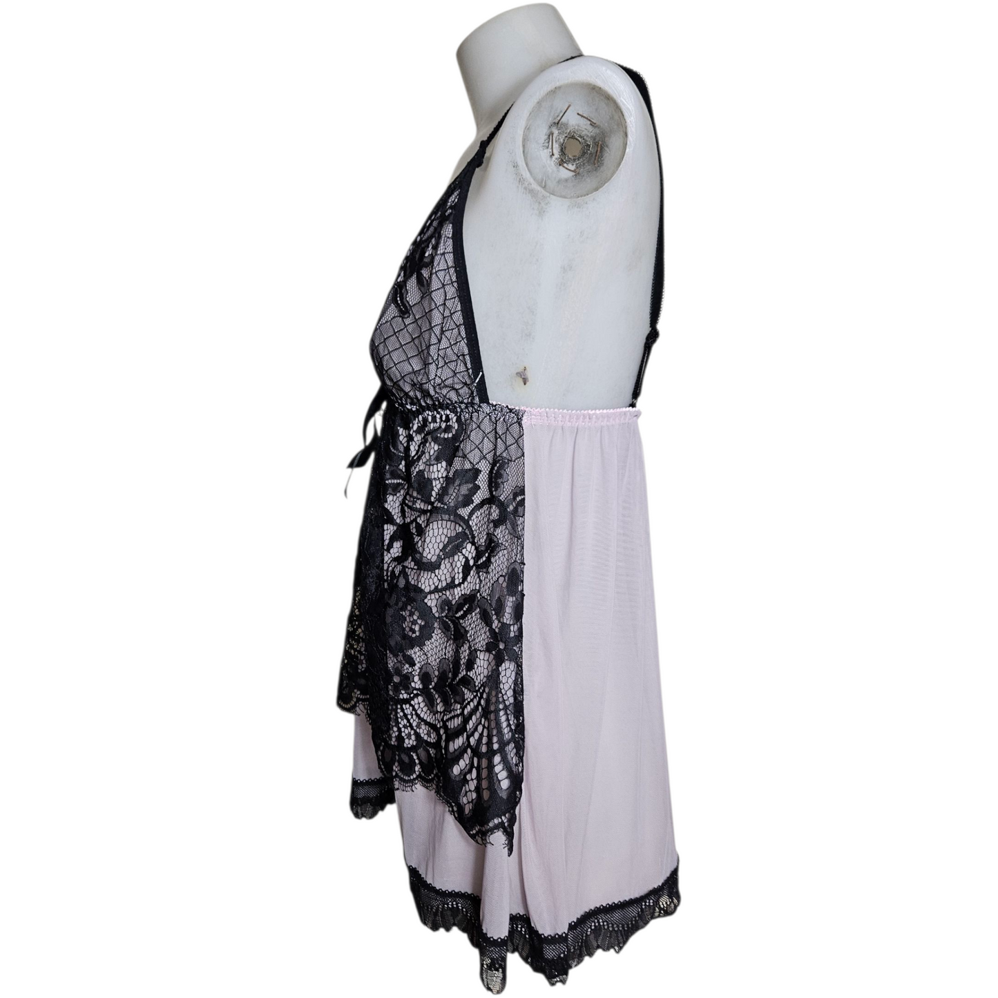 Ensemble de lingerie lila et noir