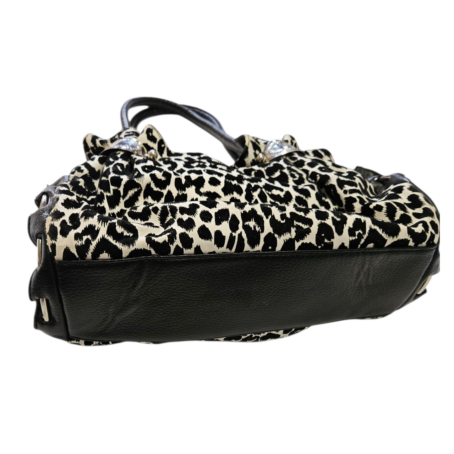 Sac à main motif léopard