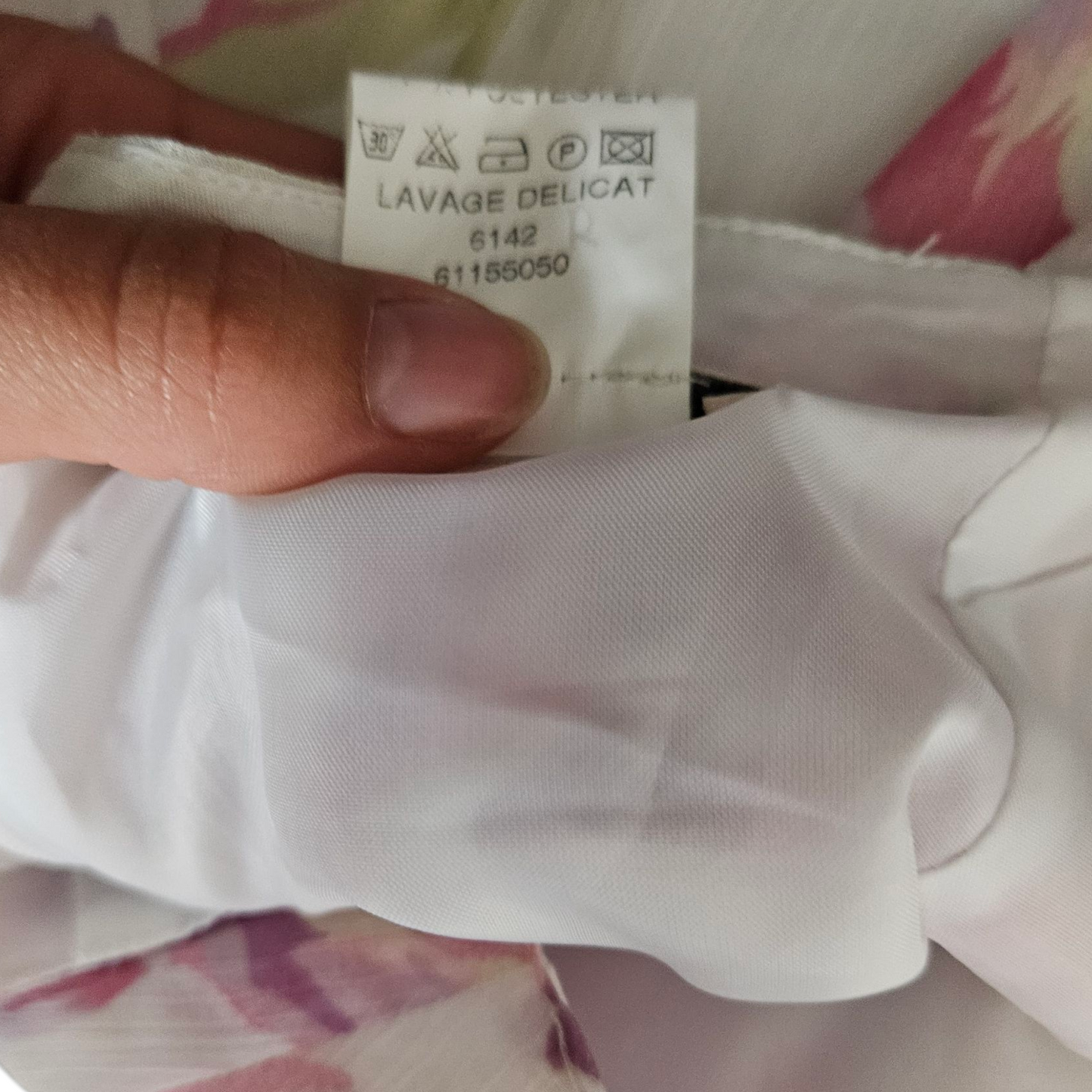 Jupe en voile floral