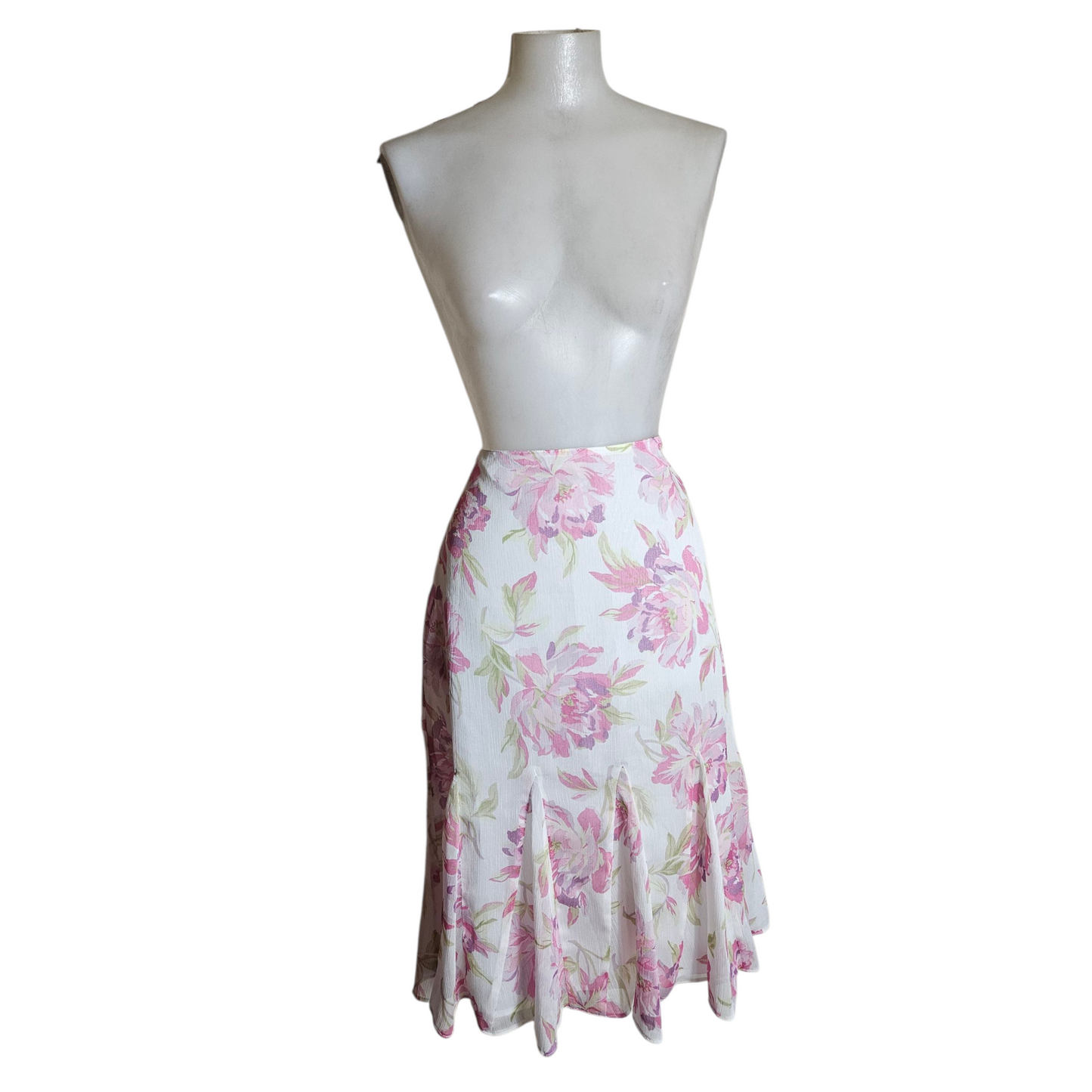 Jupe en voile floral