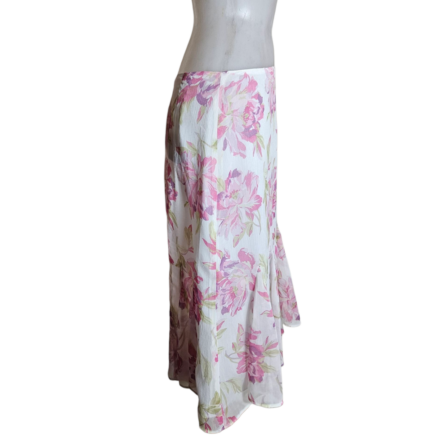 Jupe en voile floral