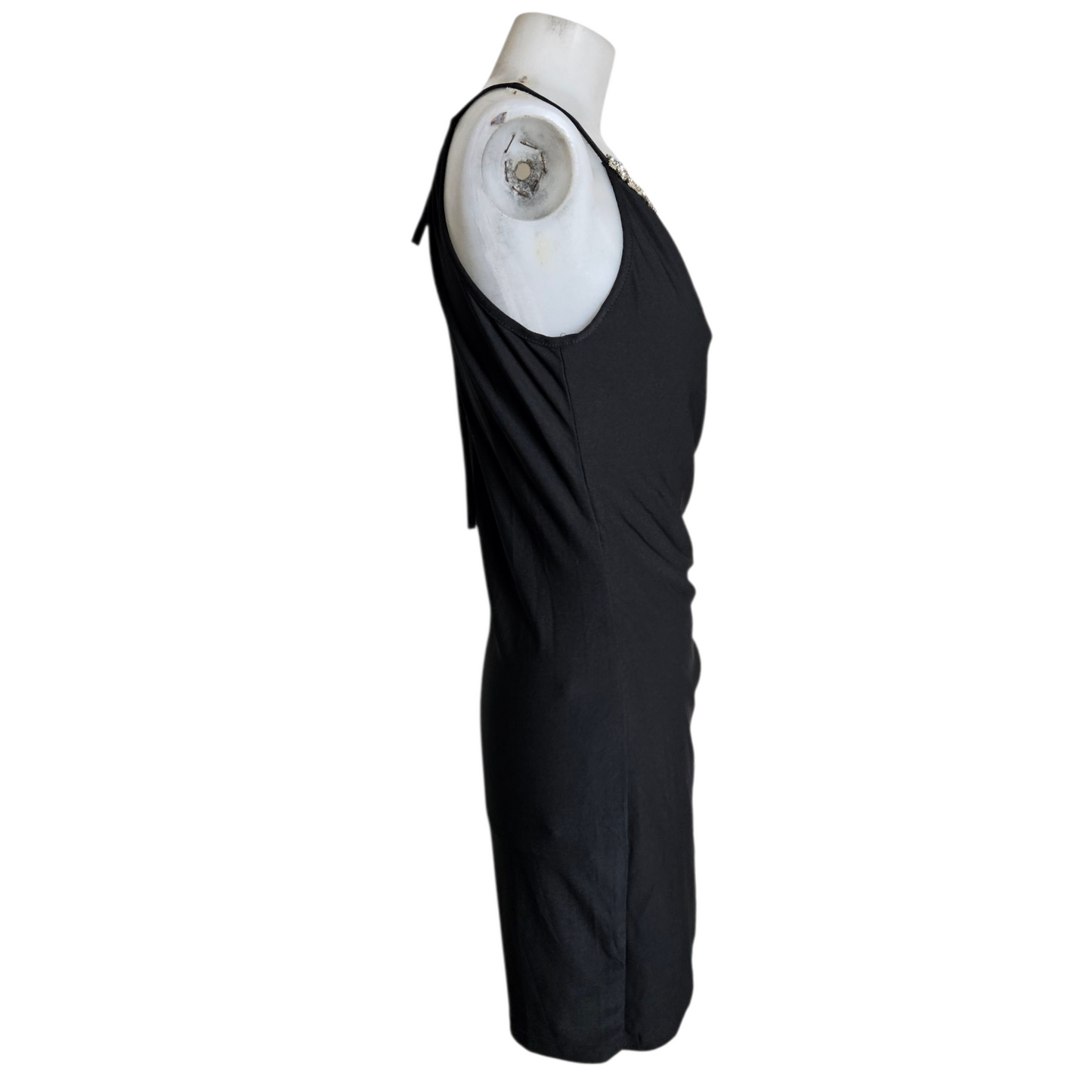 Short dress with jewel detail