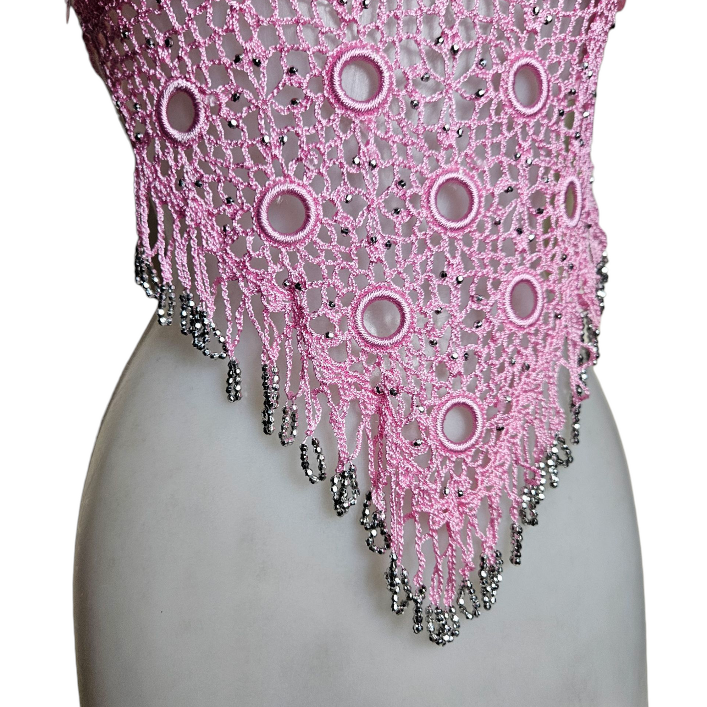 Dos nu brodé de sequins
