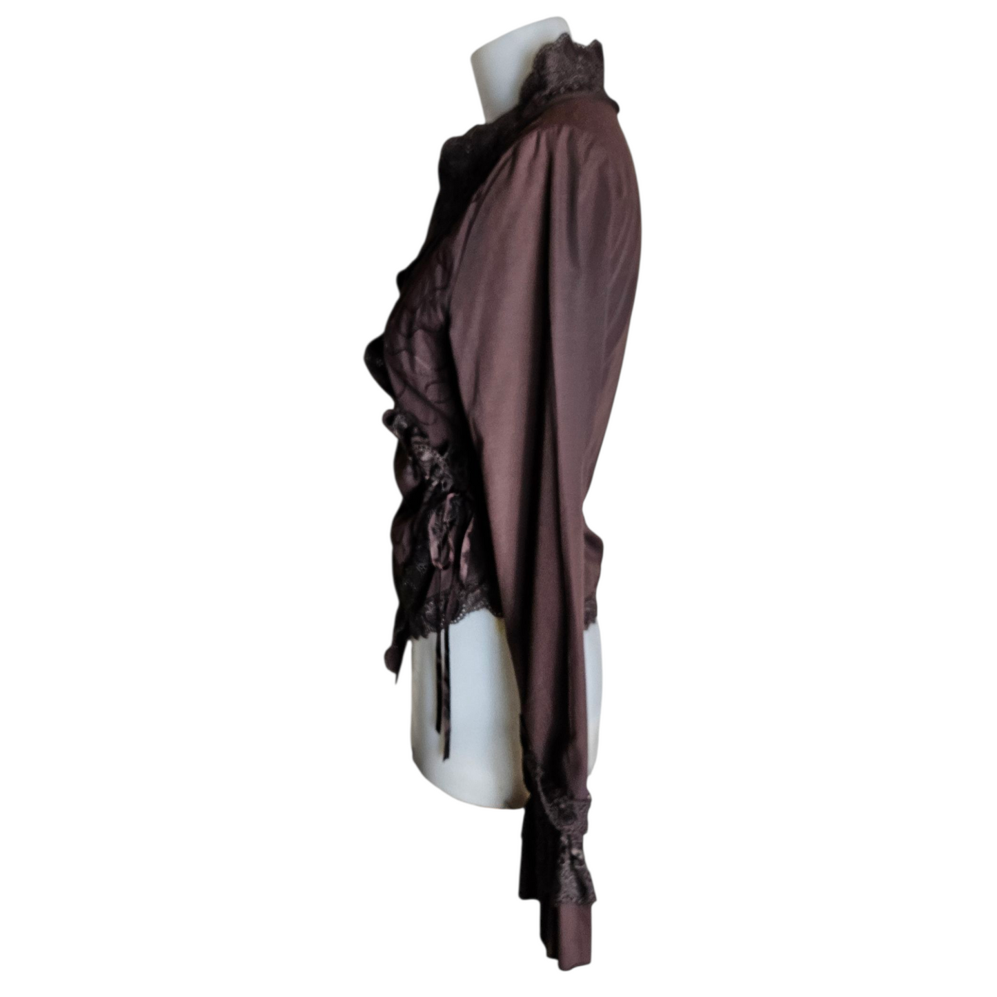 Textured brown wrap heart