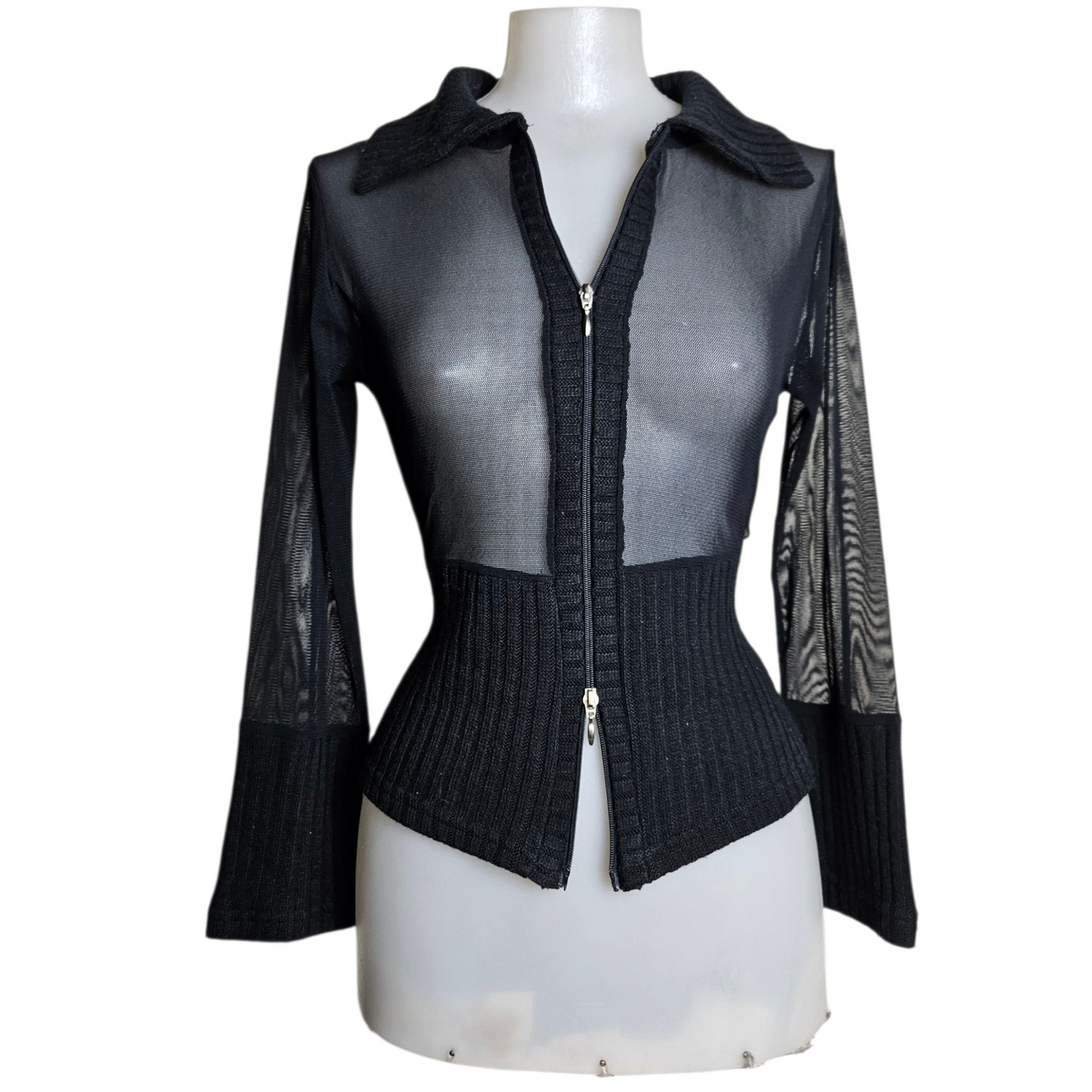 Double zip voile vest