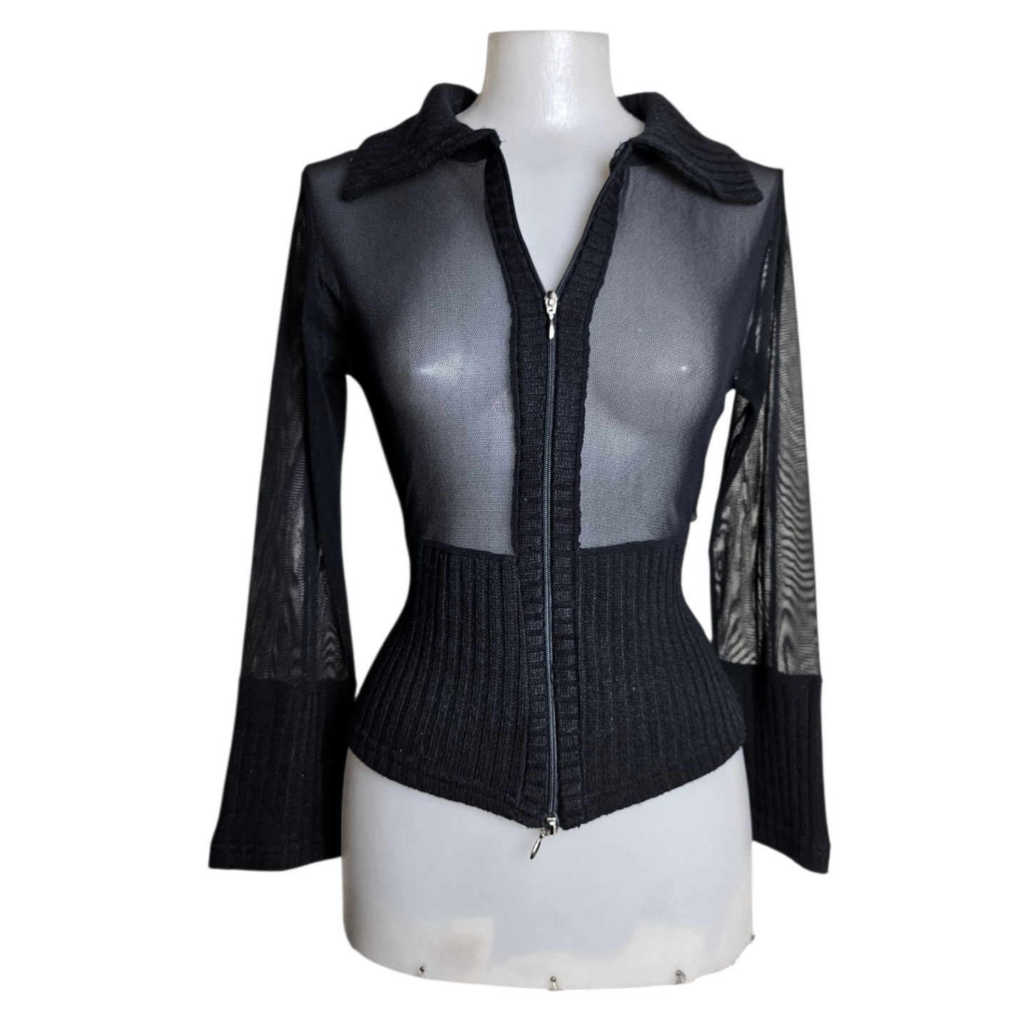 Double zip voile vest