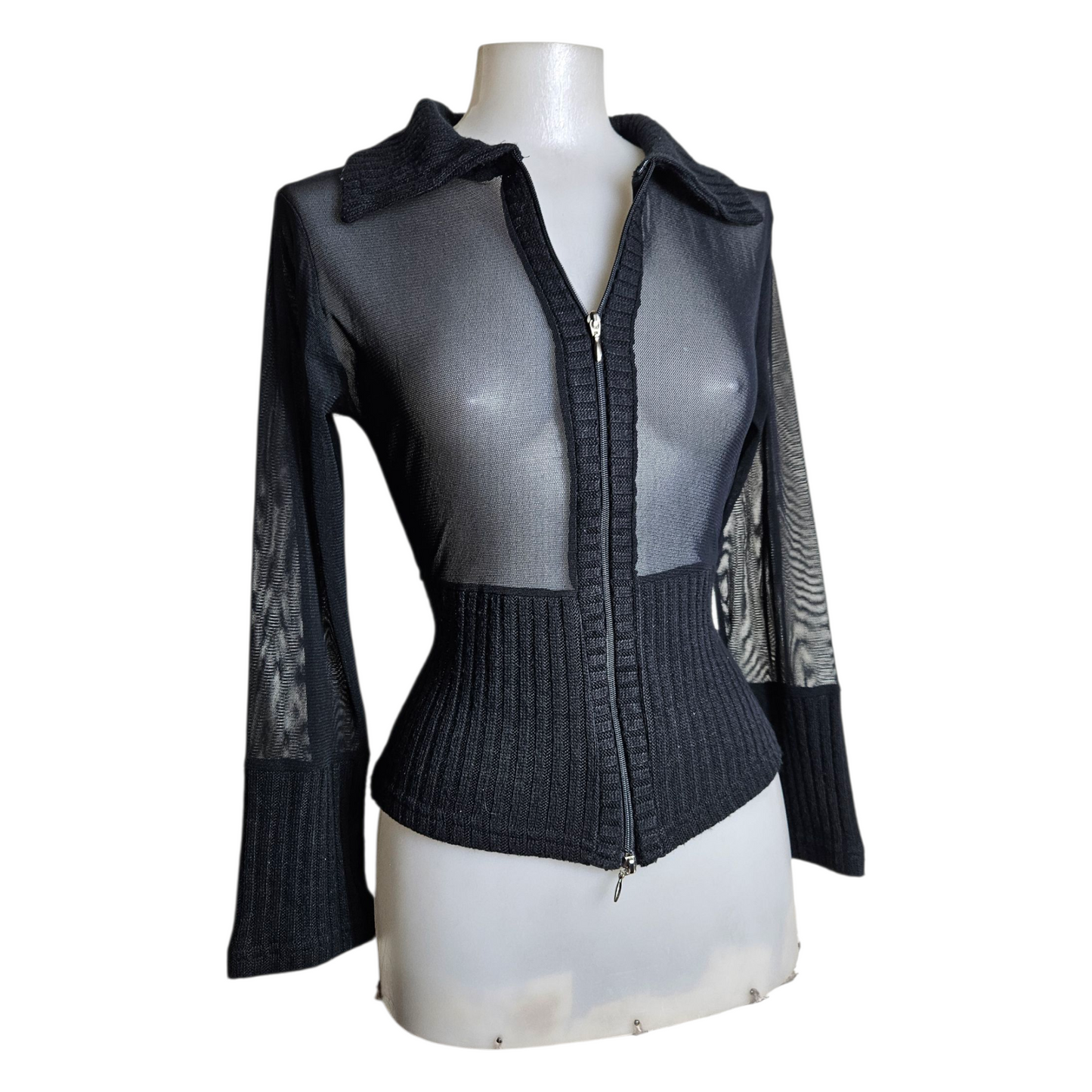 Double zip voile vest