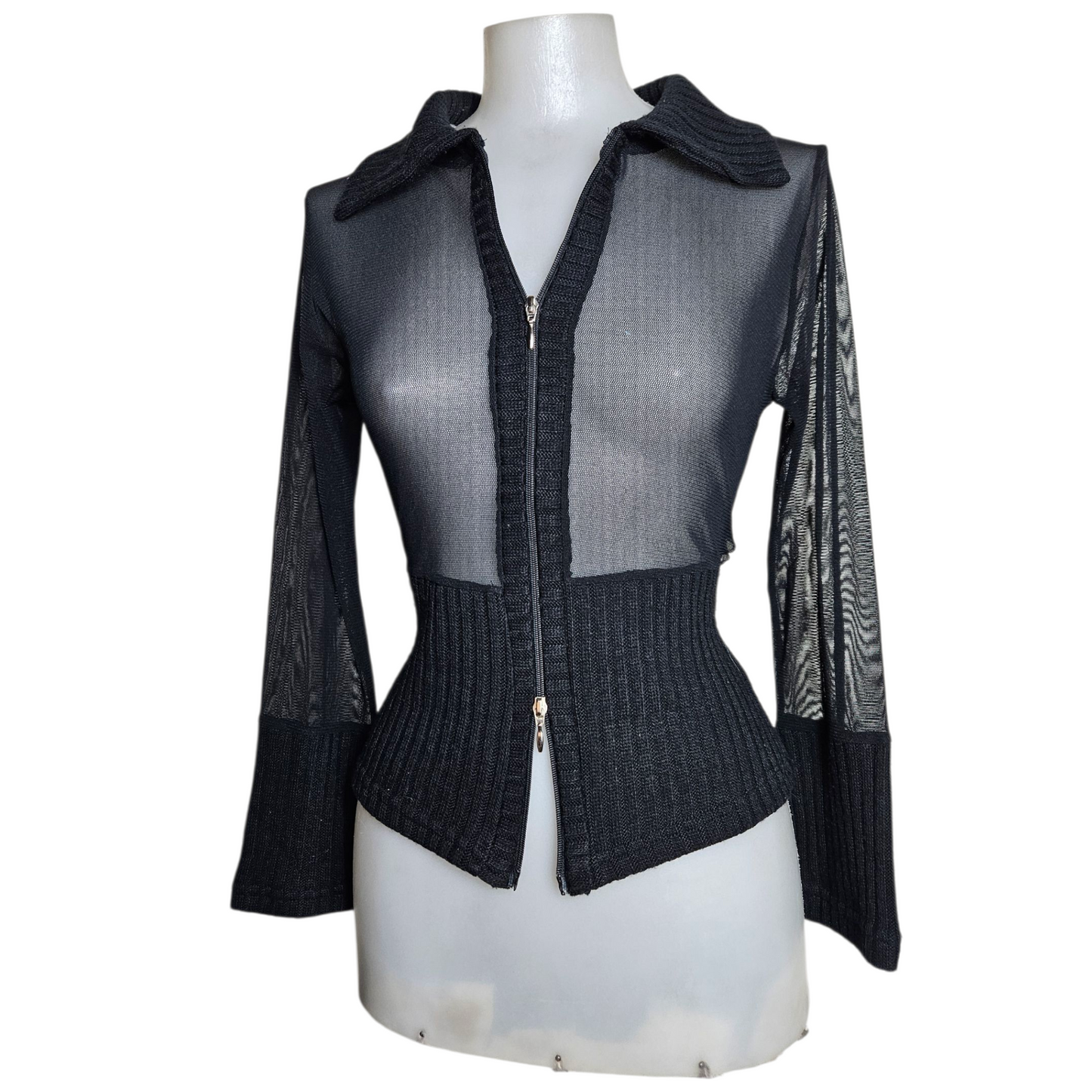 Double zip voile vest