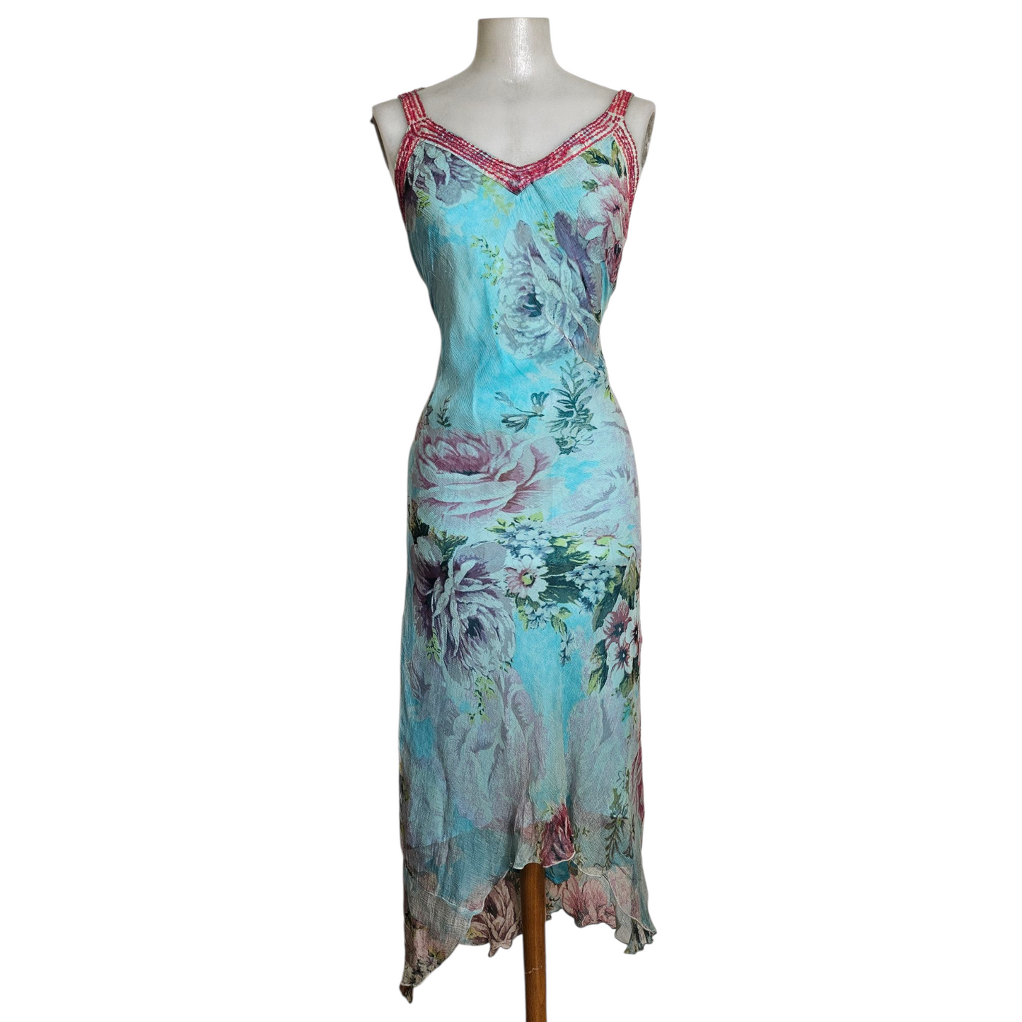 Robe en voile à motif floral