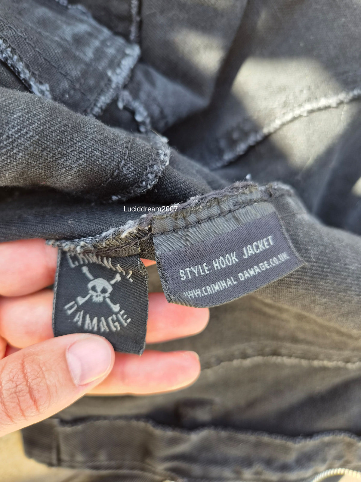 Veste à crochets Criminal Damage