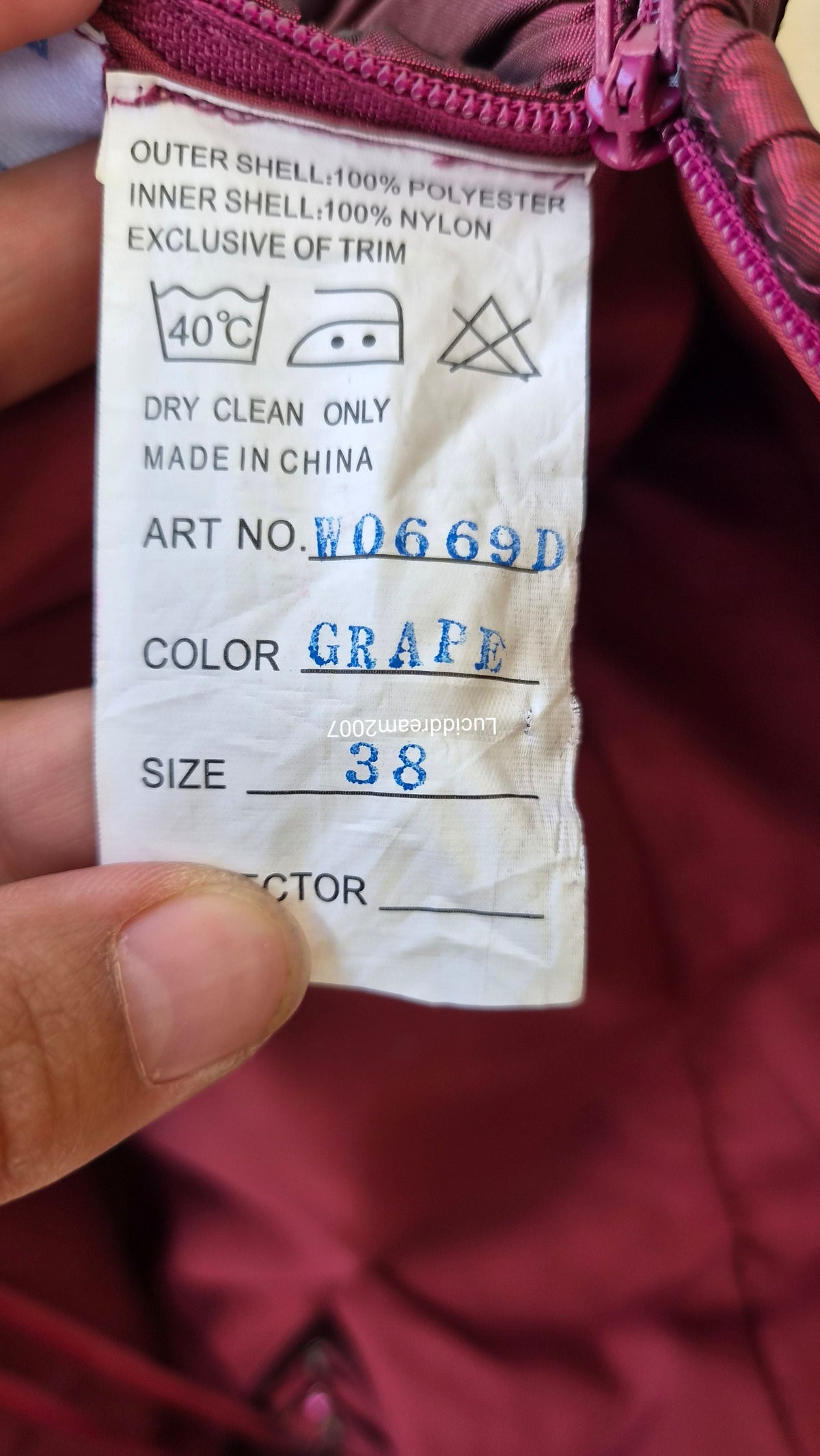 Burgundy taffeta backless dress