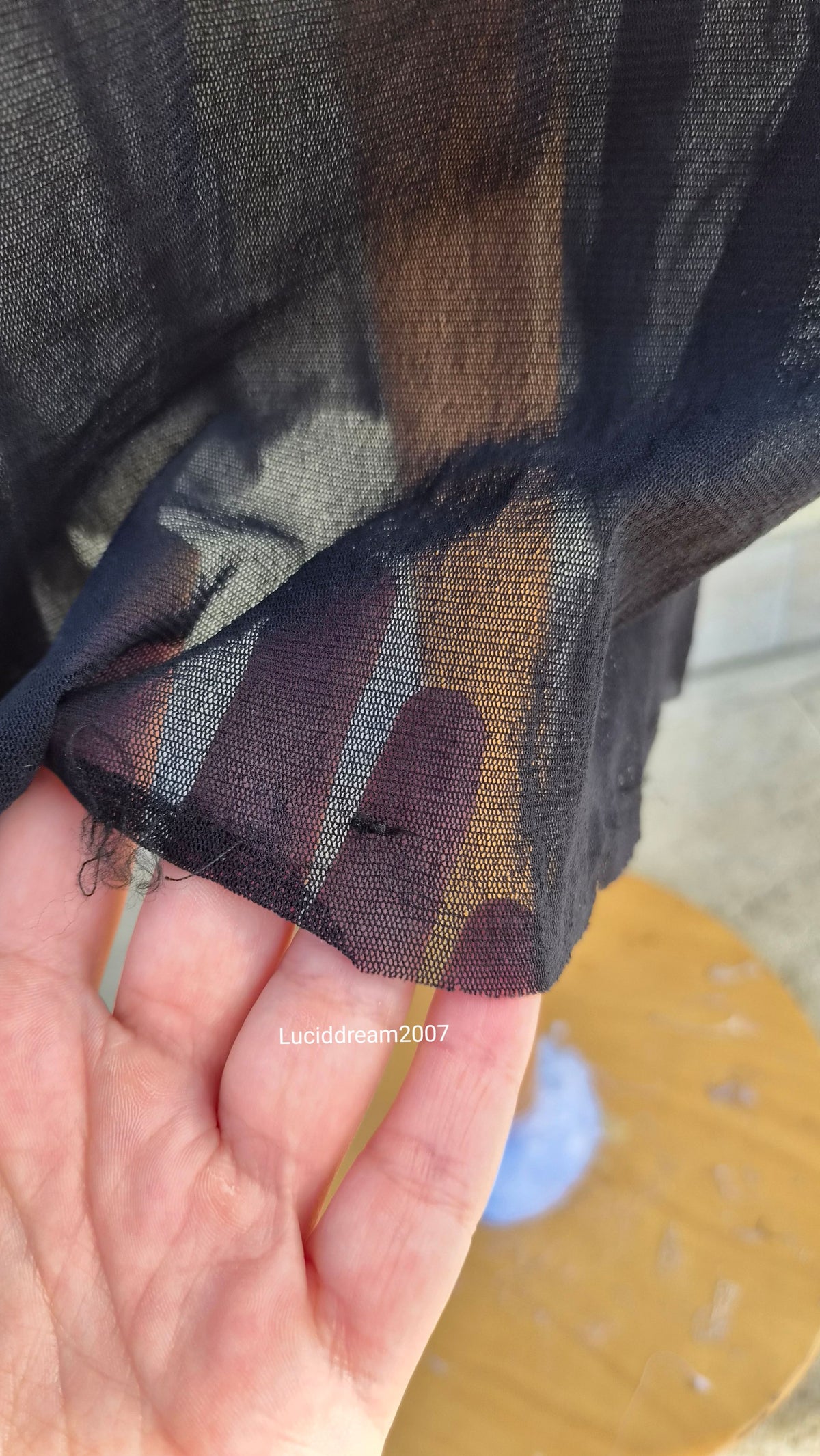 Robe en voile motif dragon