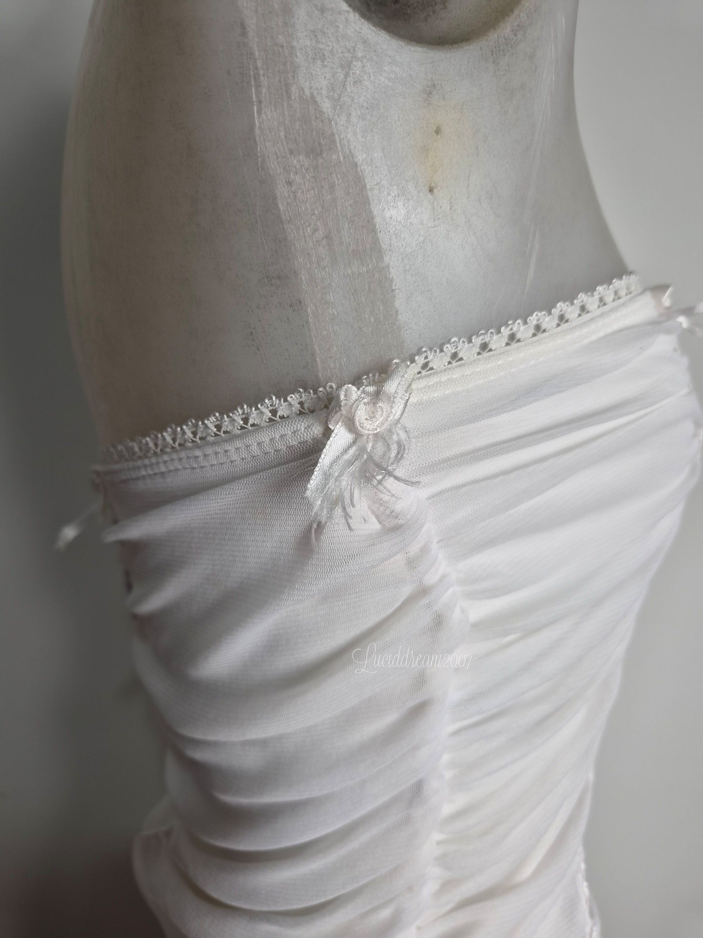 Haut bustier blanc