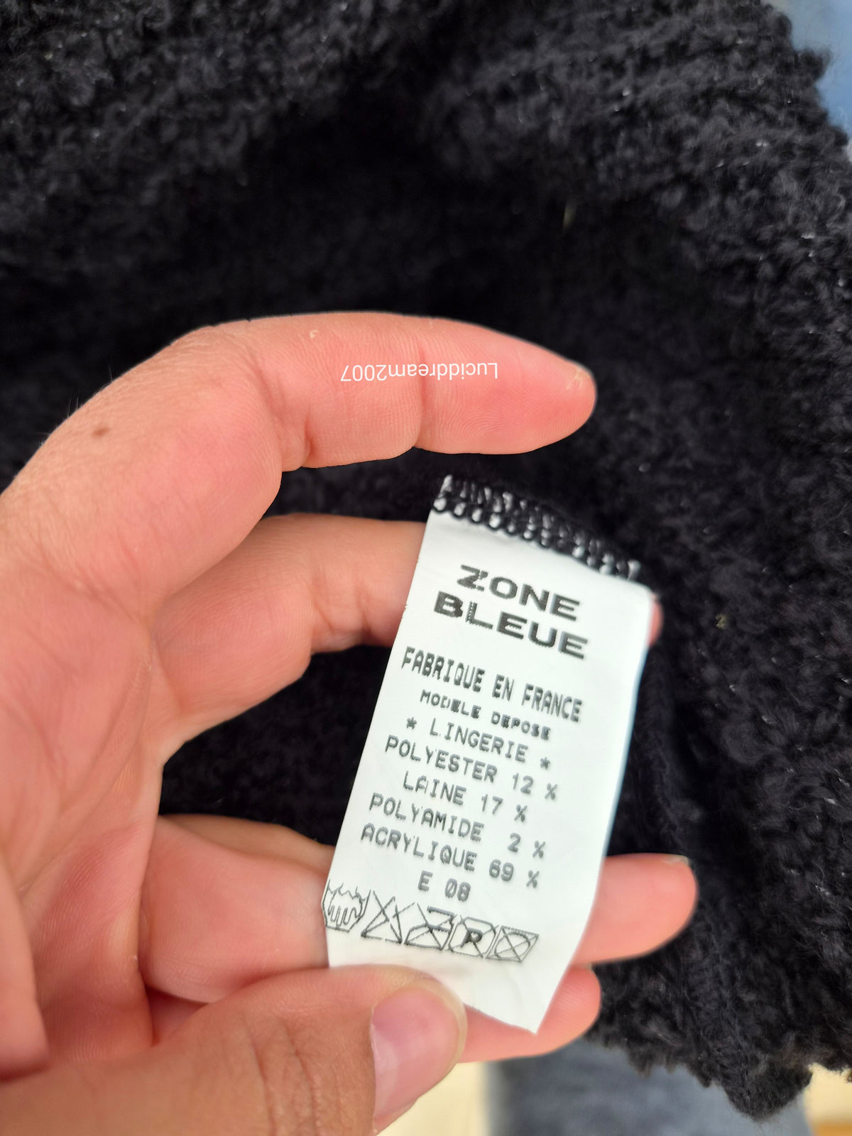 Maxi cardigan Zone Bleue