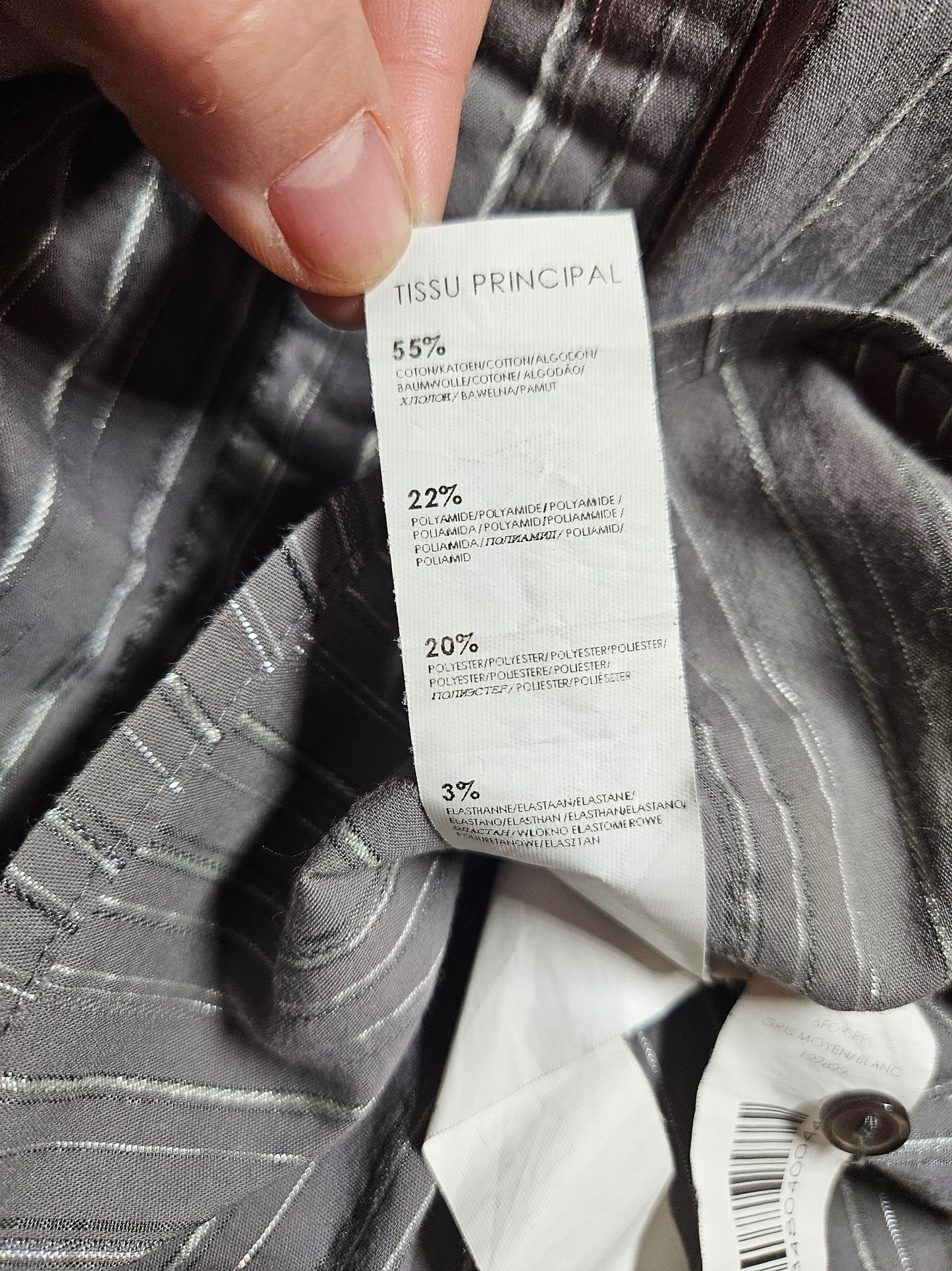 Chemisier fermeture crochets