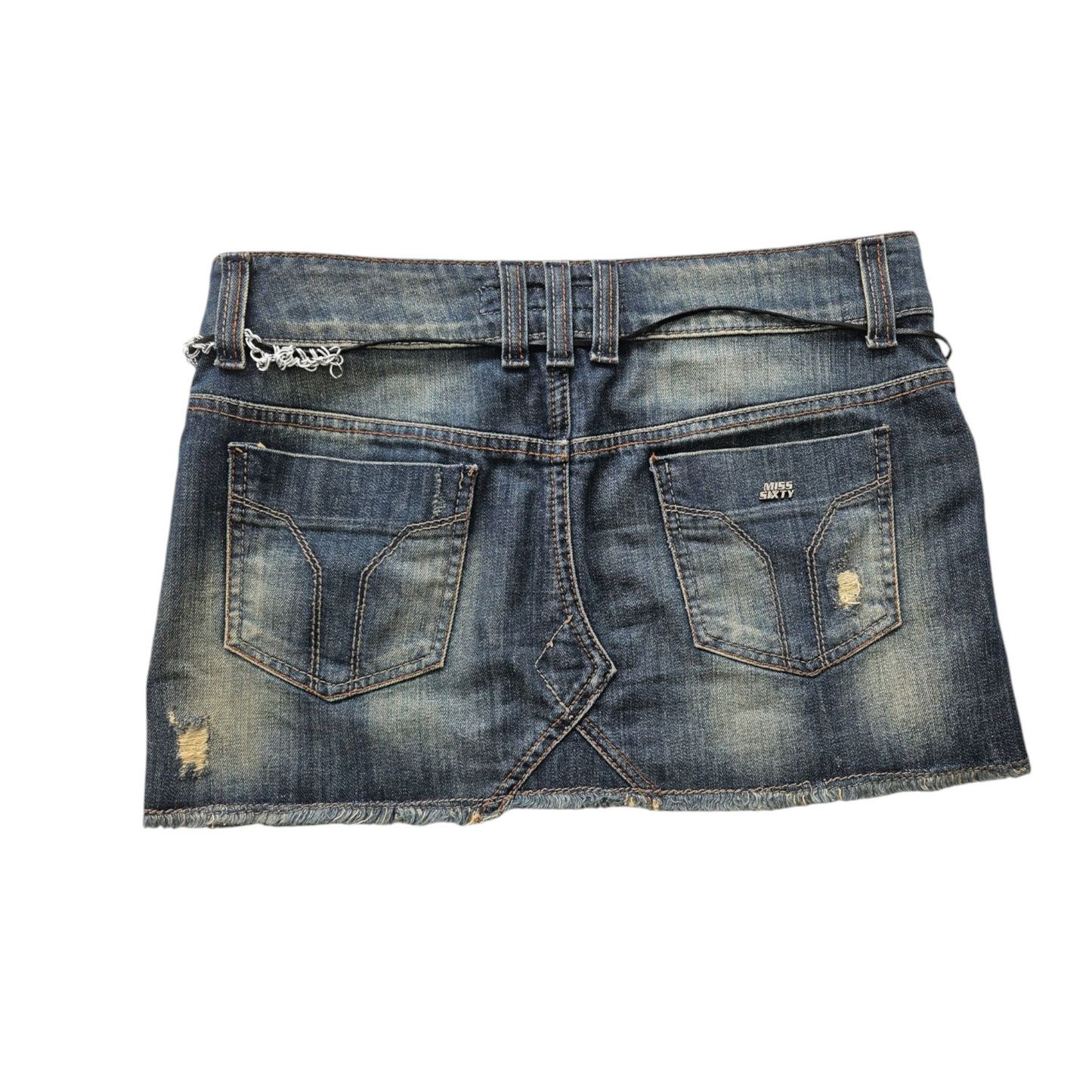 Mini jupe en denim Miss Sixty (micro skirt)