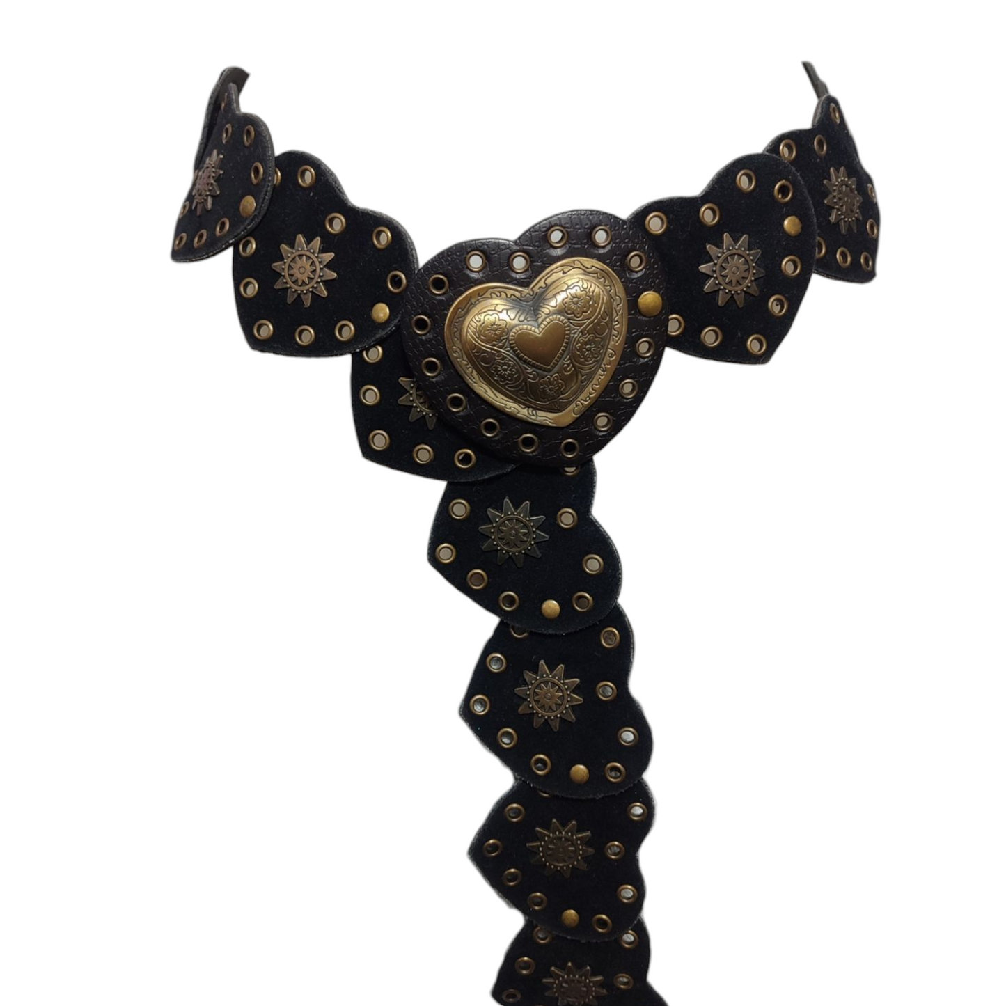 Ceinture à disques en forme de coeur