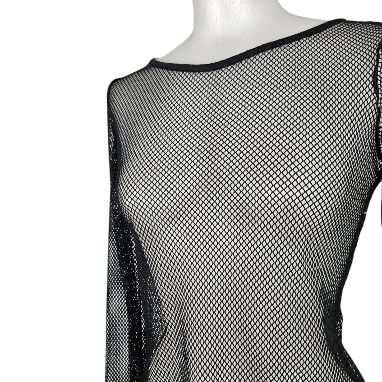 Top asymétrique en résille