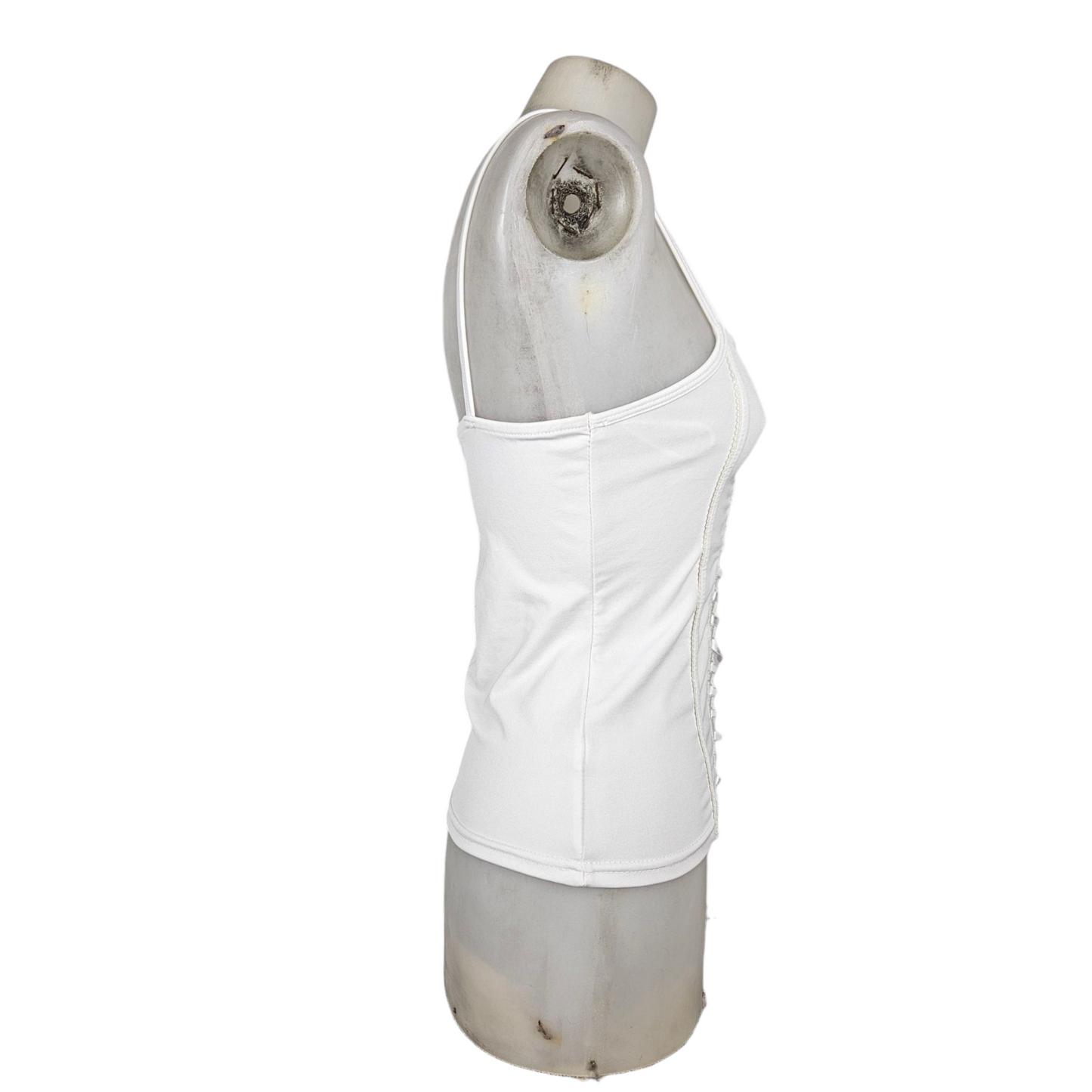 Top romantique à laçage