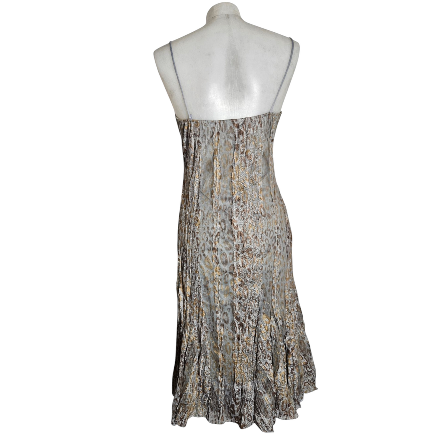 Robe en dentelle motif léopard