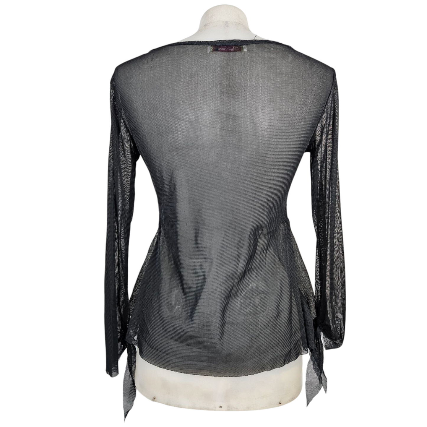 Haut en voile brodé de sequins