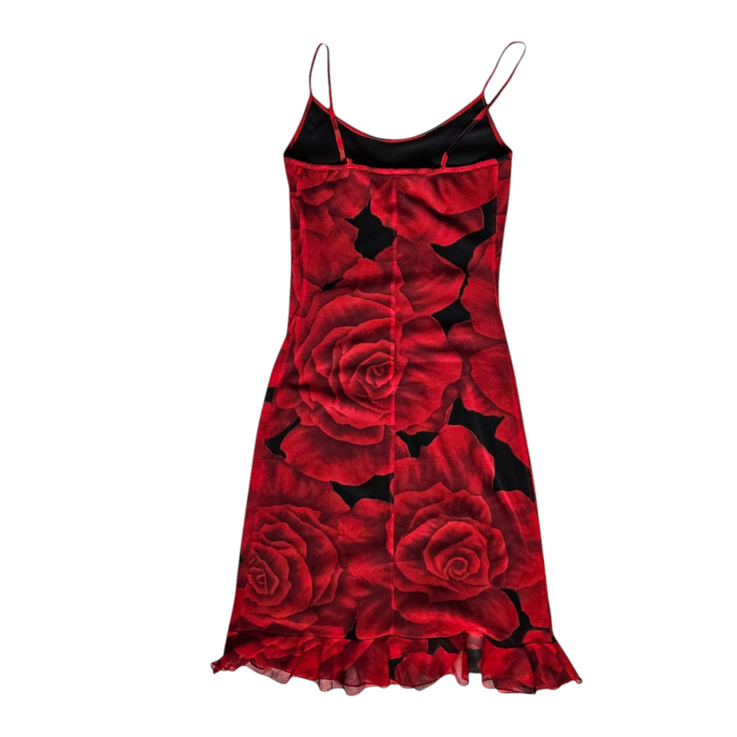 Robe courte motifs roses