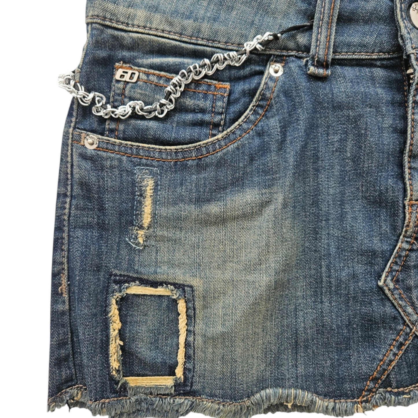 Mini jupe en denim Miss Sixty (micro skirt)