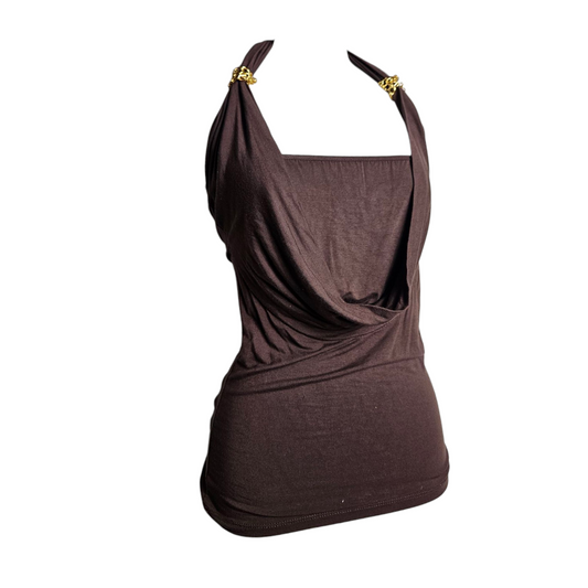 Halter neck backless