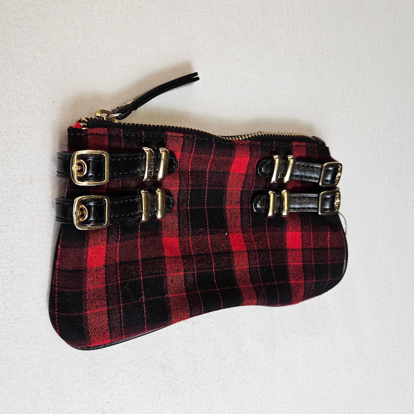 Pochette tartan à sangles