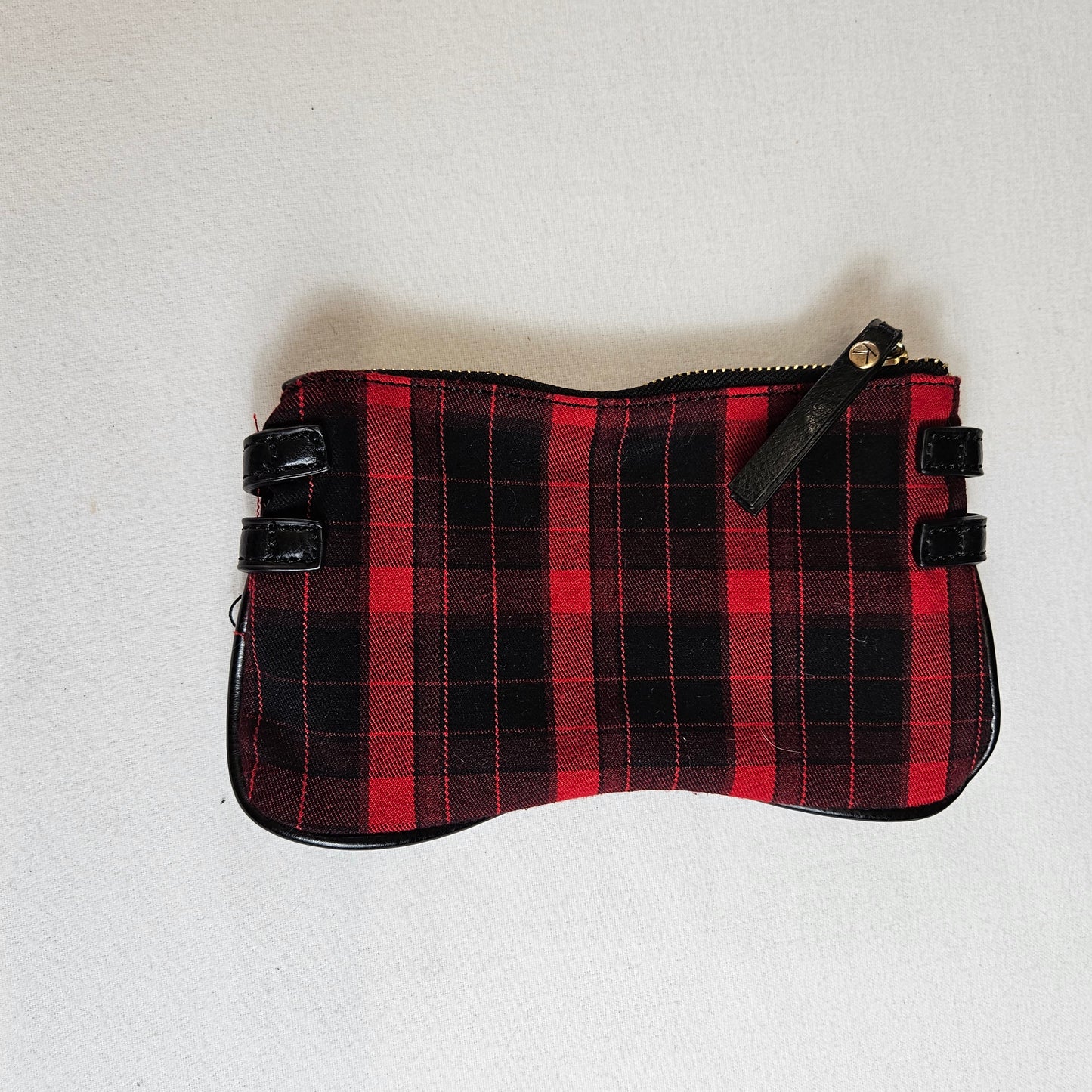 Pochette tartan à sangles