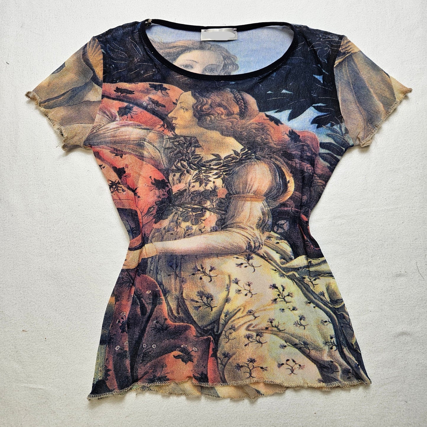 Haut en voile motif Renaissance