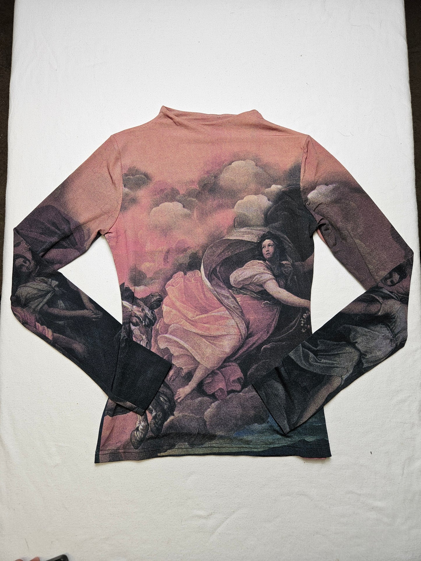 Haut moulant motif Renaissance