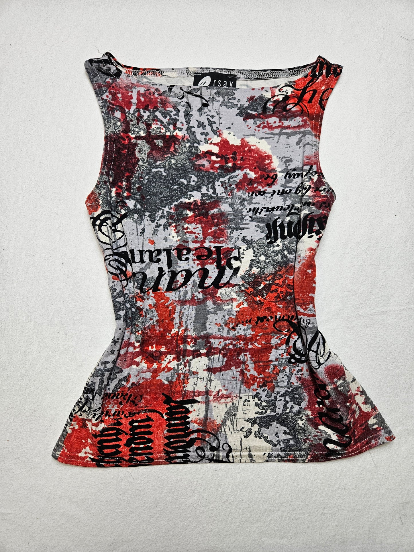 Haut moulant à imprimés